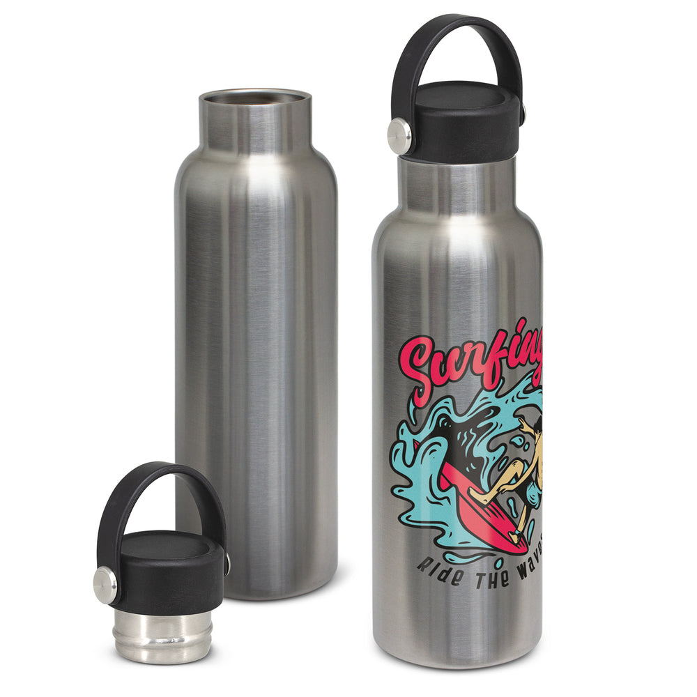 Nomad Vacuum Bottle Stainless - Carry Lid - Main