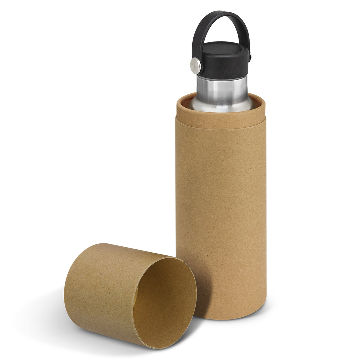 Nomad Vacuum Bottle Stainless - Carry Lid - Natural Gift Tube