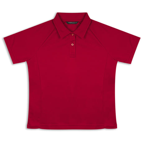 TRENDSWEAR Ace Performance Women's Polo - Red