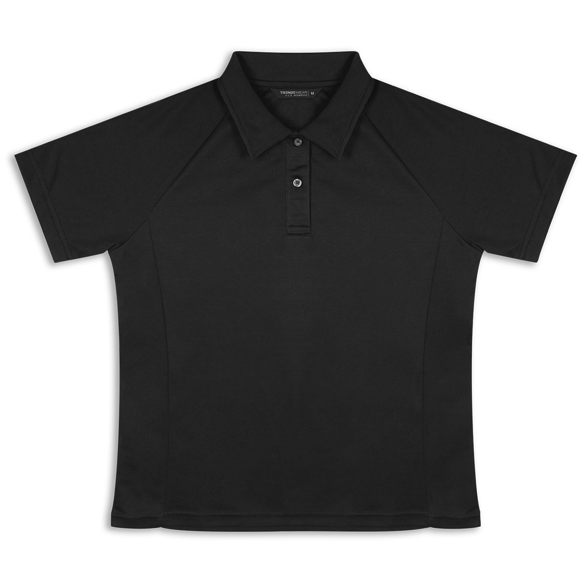 TRENDSWEAR Ace Performance Women's Polo - Black