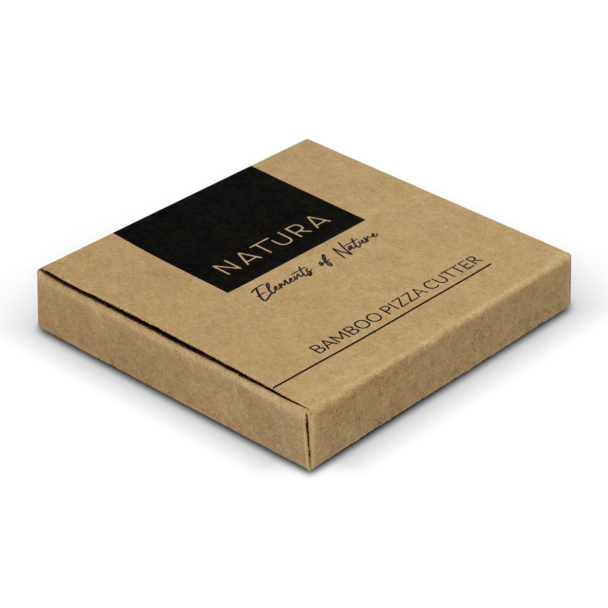 NATURA Bamboo Pizza Cutter - Gift Box