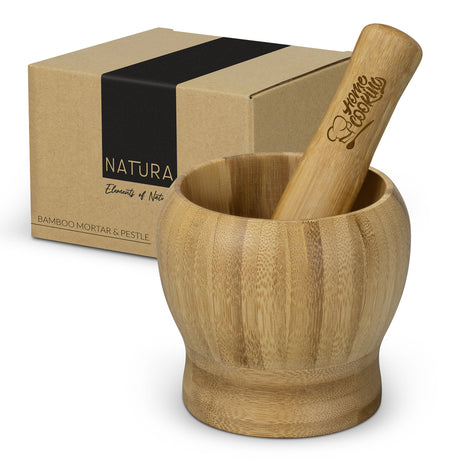 NATURA Bamboo Mortar and Pestle - Main