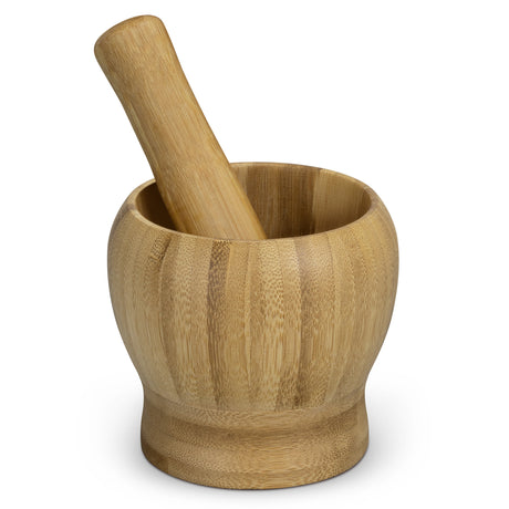 NATURA Bamboo Mortar and Pestle - Natural
