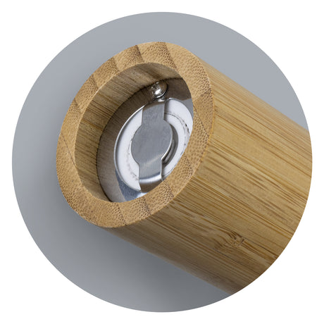 NATURA Bamboo Pepper Mill - Bottom Detail