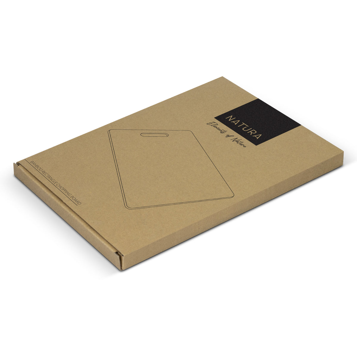 NATURA Bamboo Rectangle Chopping Board - Gift Box