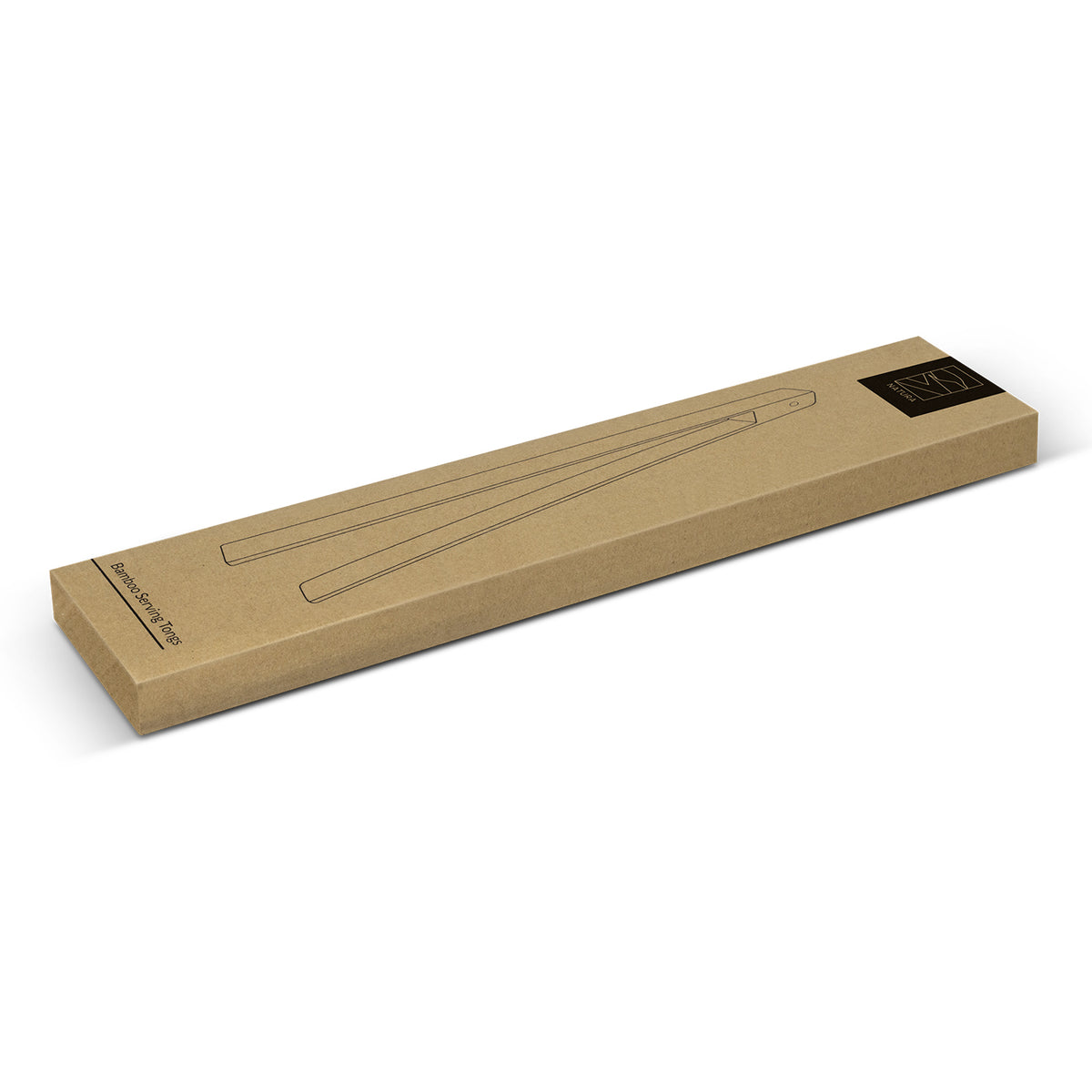 NATURA Bamboo Serving Tongs - Gift Box