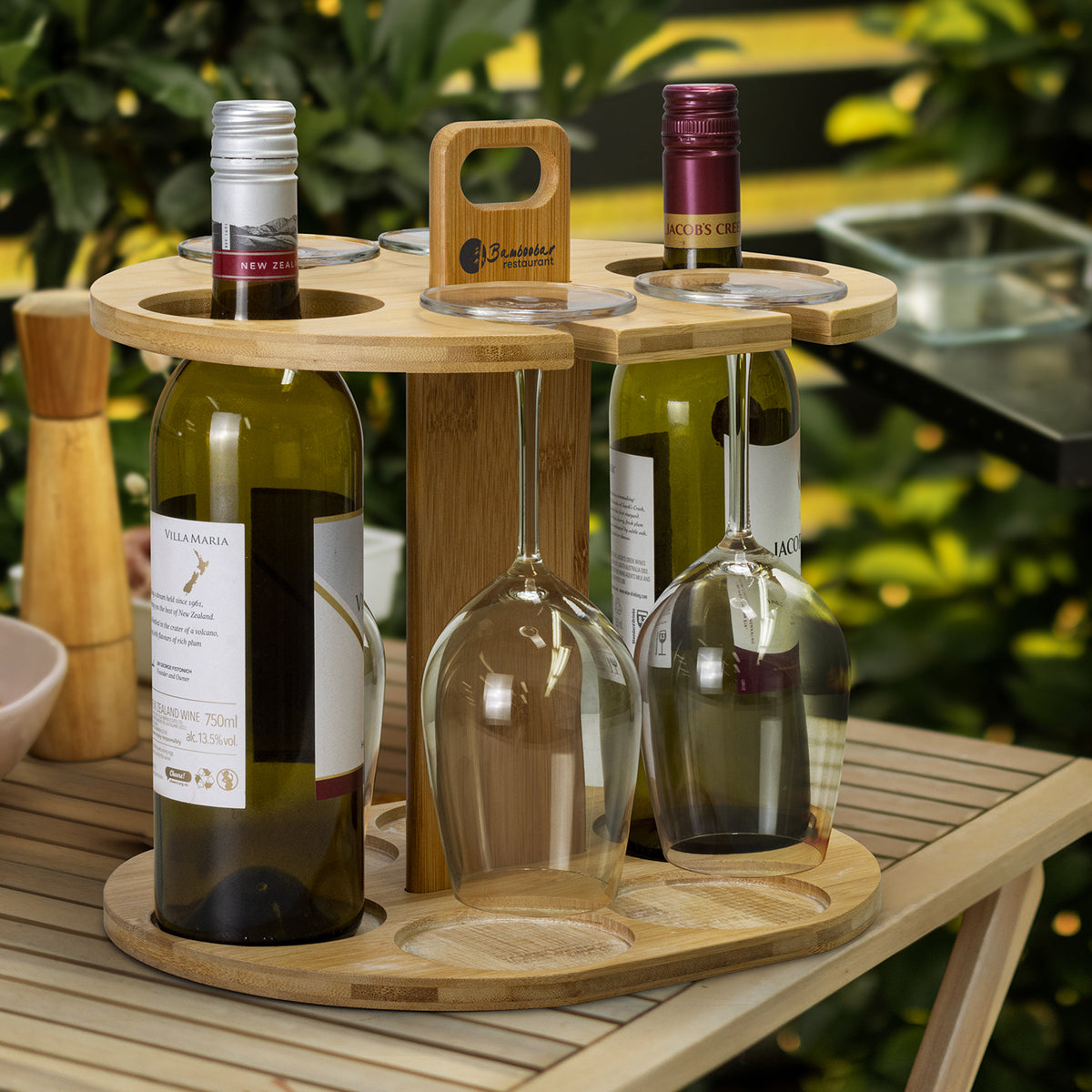 Bamboo Wine Rack - Feature