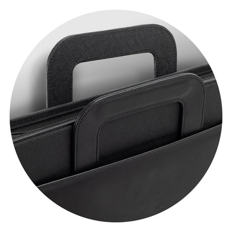 Carlow Travel Portfolio Case - Handle Detail