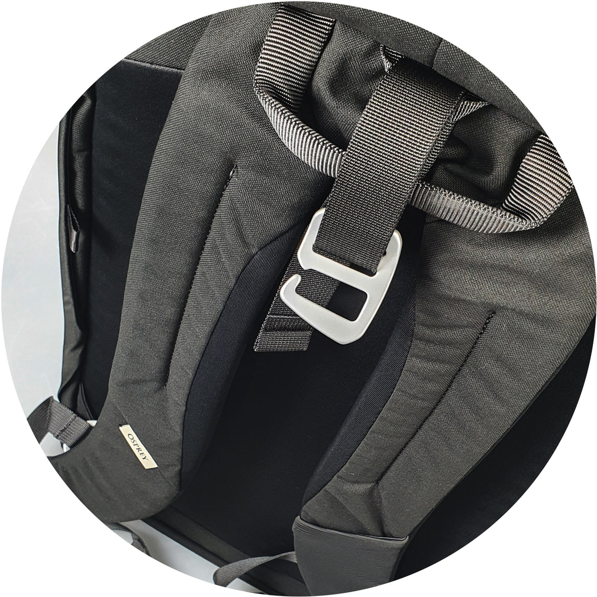 Osprey Arcane Roll Top Backpack - Strap Detail
