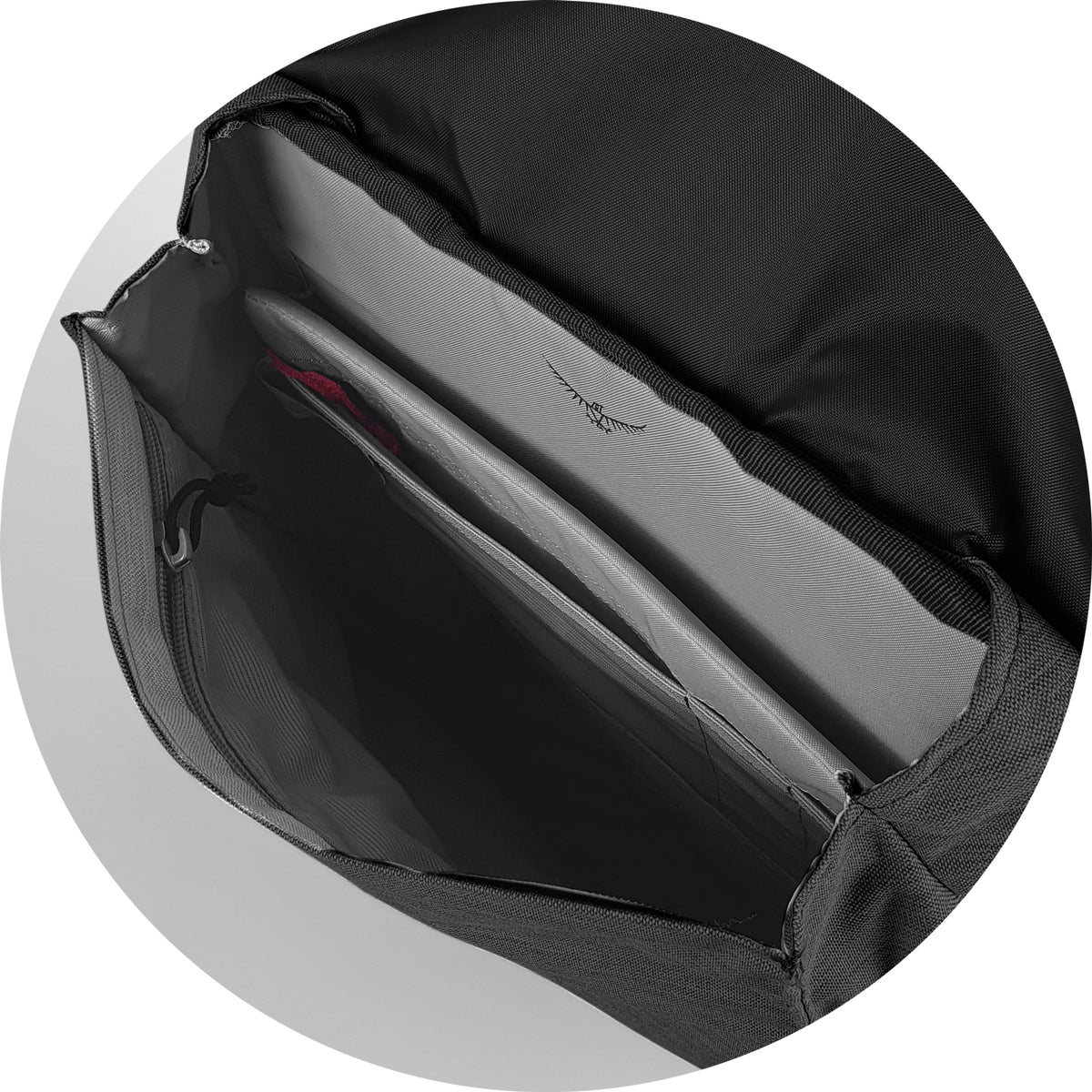Osprey Arcane Flap Backpack - Inside Detail