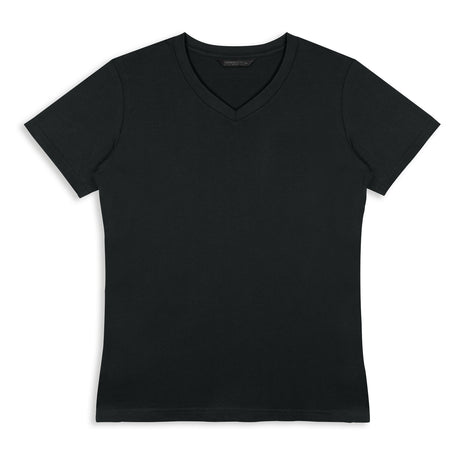 TRENDSWEAR Viva Womens T-Shirt - Soft Black