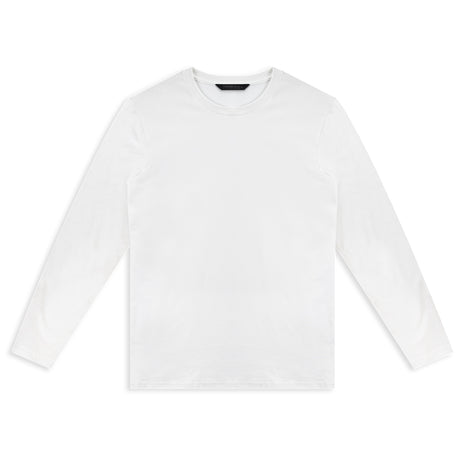 TRENDSWEAR Harlow Men's Long Sleeve Crew - White