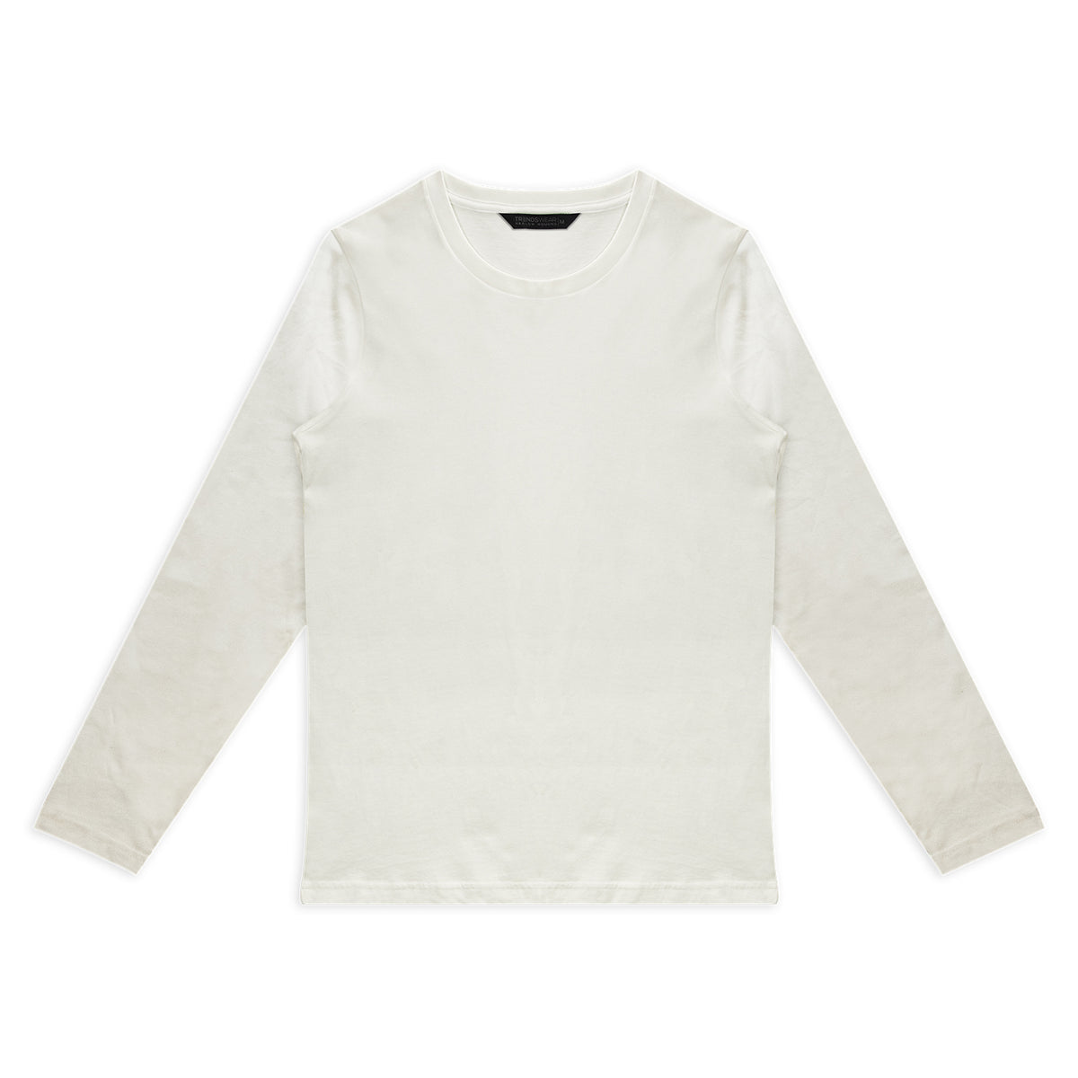 TRENDSWEAR Harlow Women's Long Sleeve Crew - Eggshell