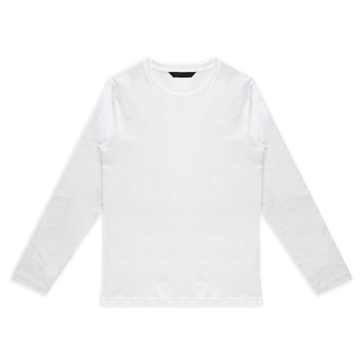 TRENDSWEAR Harlow Women's Long Sleeve Crew - White