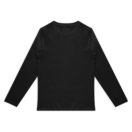TRENDSWEAR Harlow Women's Long Sleeve Crew - Soft Black