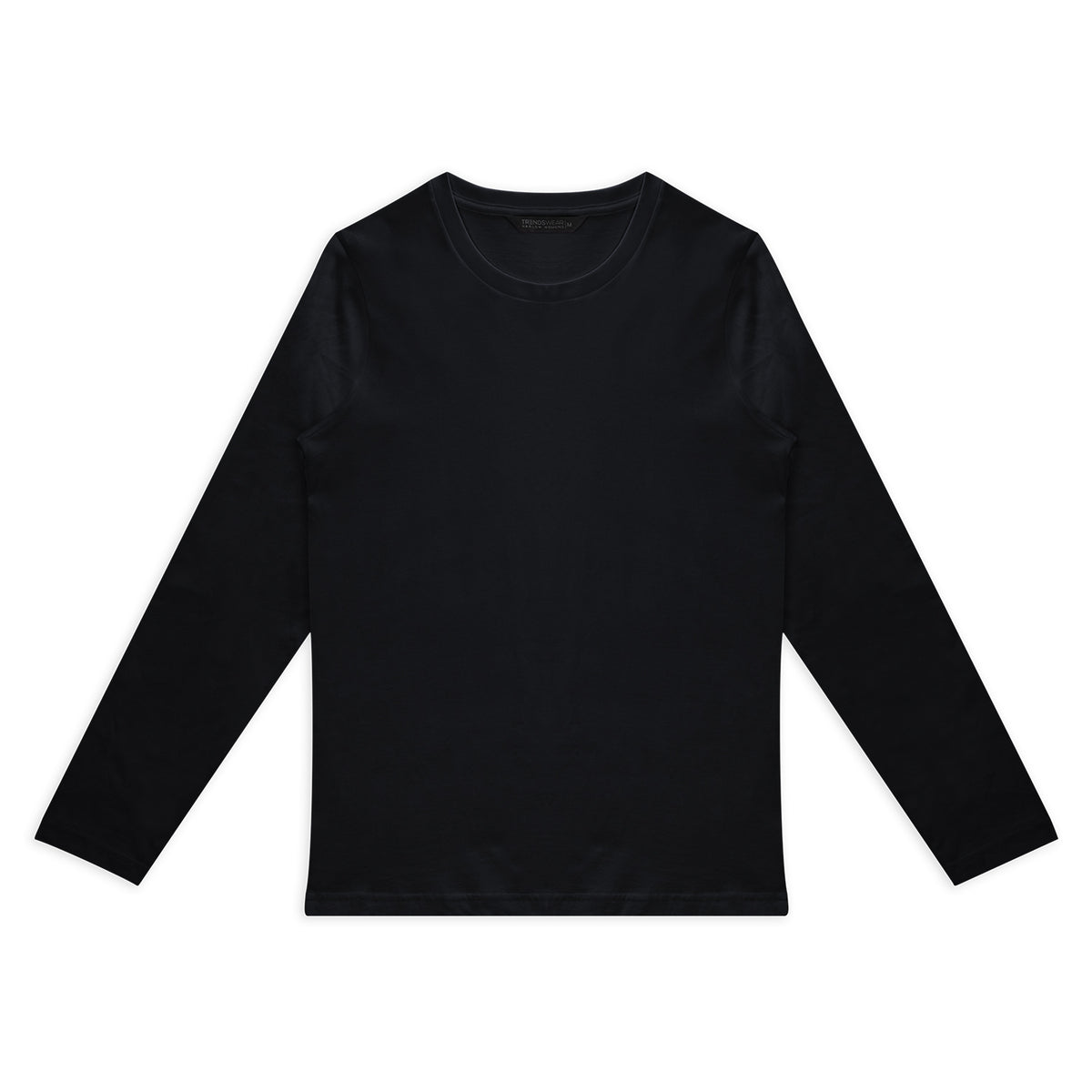 TRENDSWEAR Harlow Women's Long Sleeve Crew - Jet Black