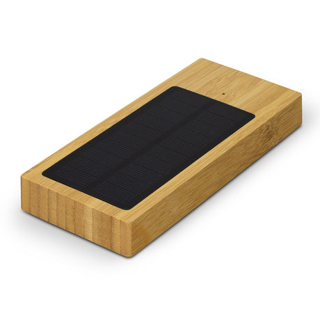 NATURA Bamboo Solar Power Bank - Natural