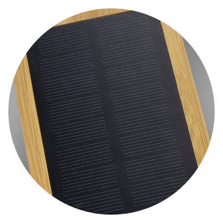 NATURA Bamboo Solar Power Bank - Detail