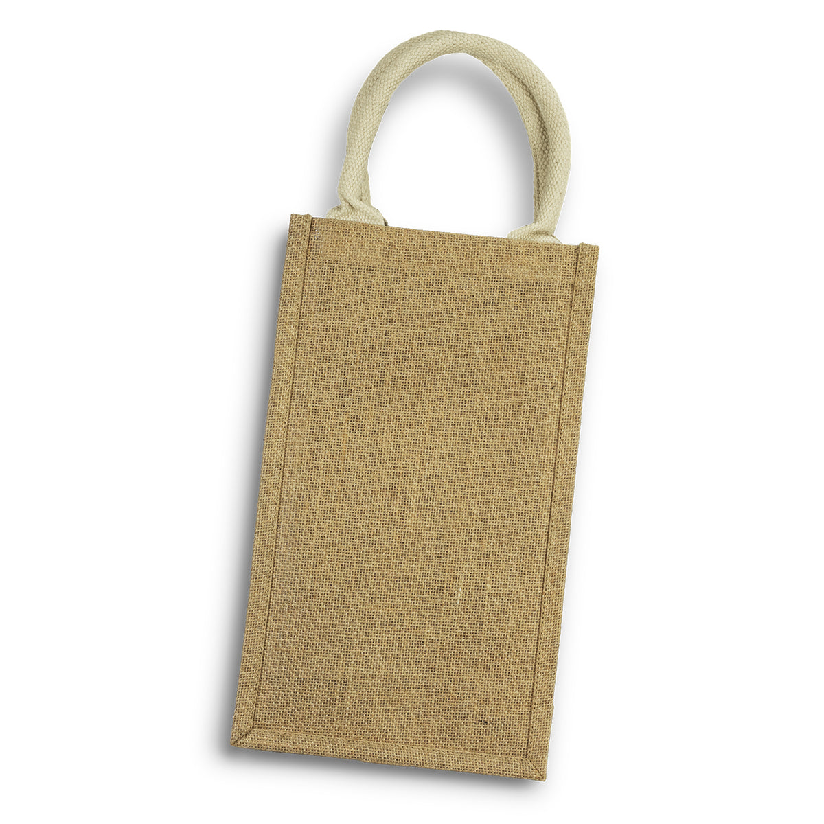 Serena Jute Double Wine Carrier - Back