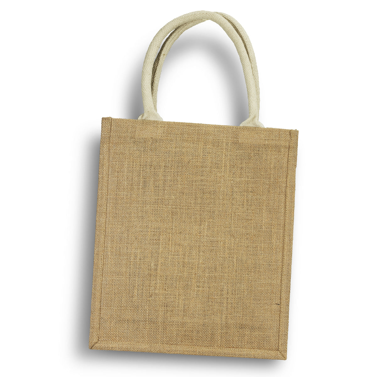 Serena Jute Triple Wine Carrier - Back