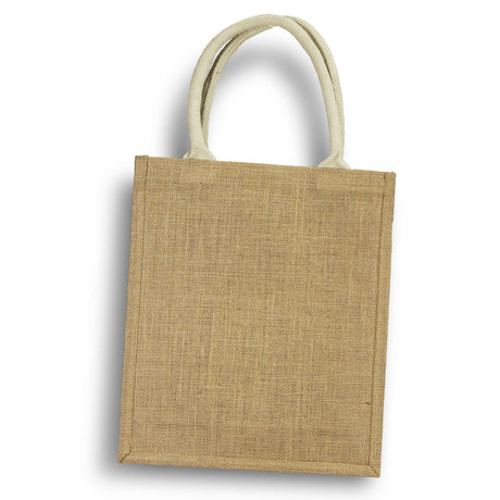 Serena Jute Triple Wine Carrier - Back