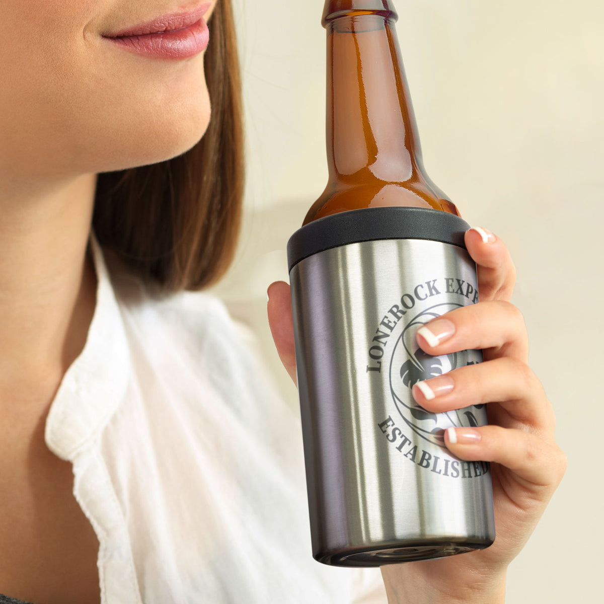 Brewski Vacuum Stubby Cooler - Feature