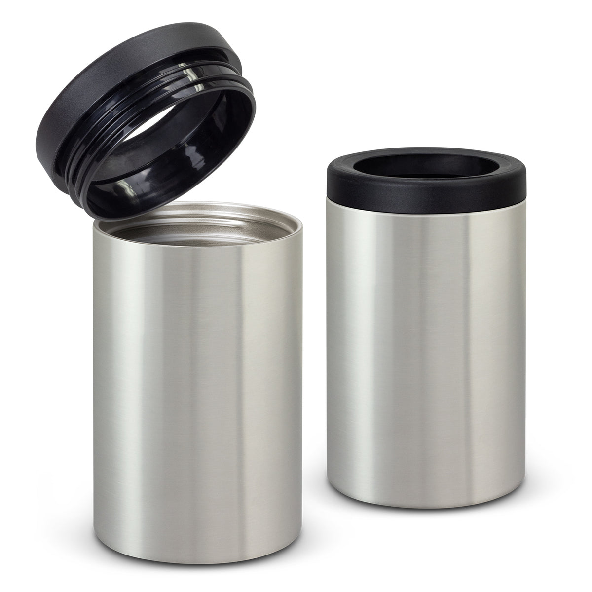 Brewski Vacuum Stubby Cooler - Silver