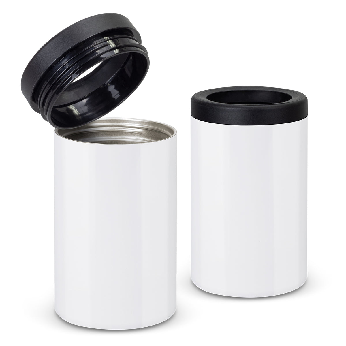 Brewski Vacuum Stubby Cooler - White