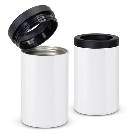 Brewski Vacuum Stubby Cooler - White