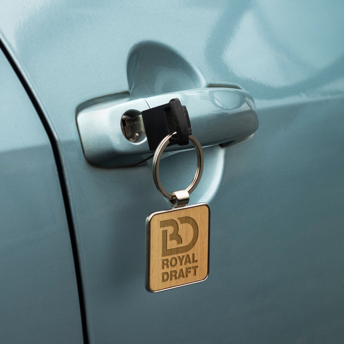 Santo Key Ring - Square - Feature