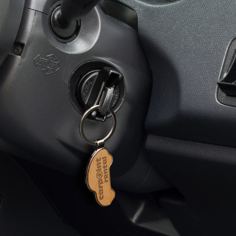 Santo Car Shaped Key Ring - Feature
