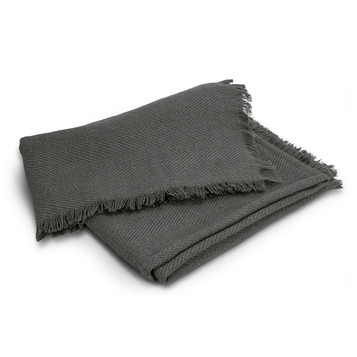 Belfast Throw Blanket - Charcoal
