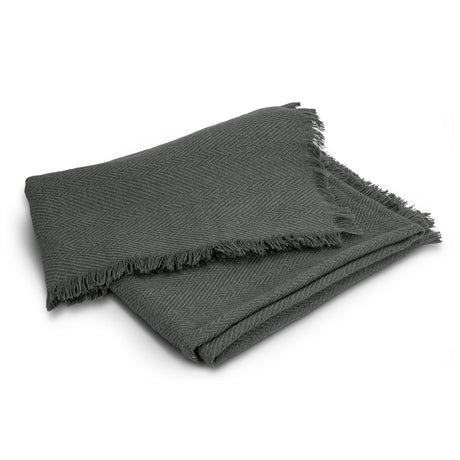 Belfast Throw Blanket - Charcoal