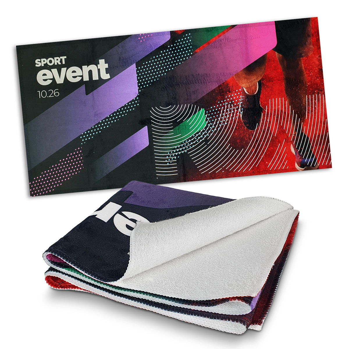 Sports Fit Towel - Full Colour - Main