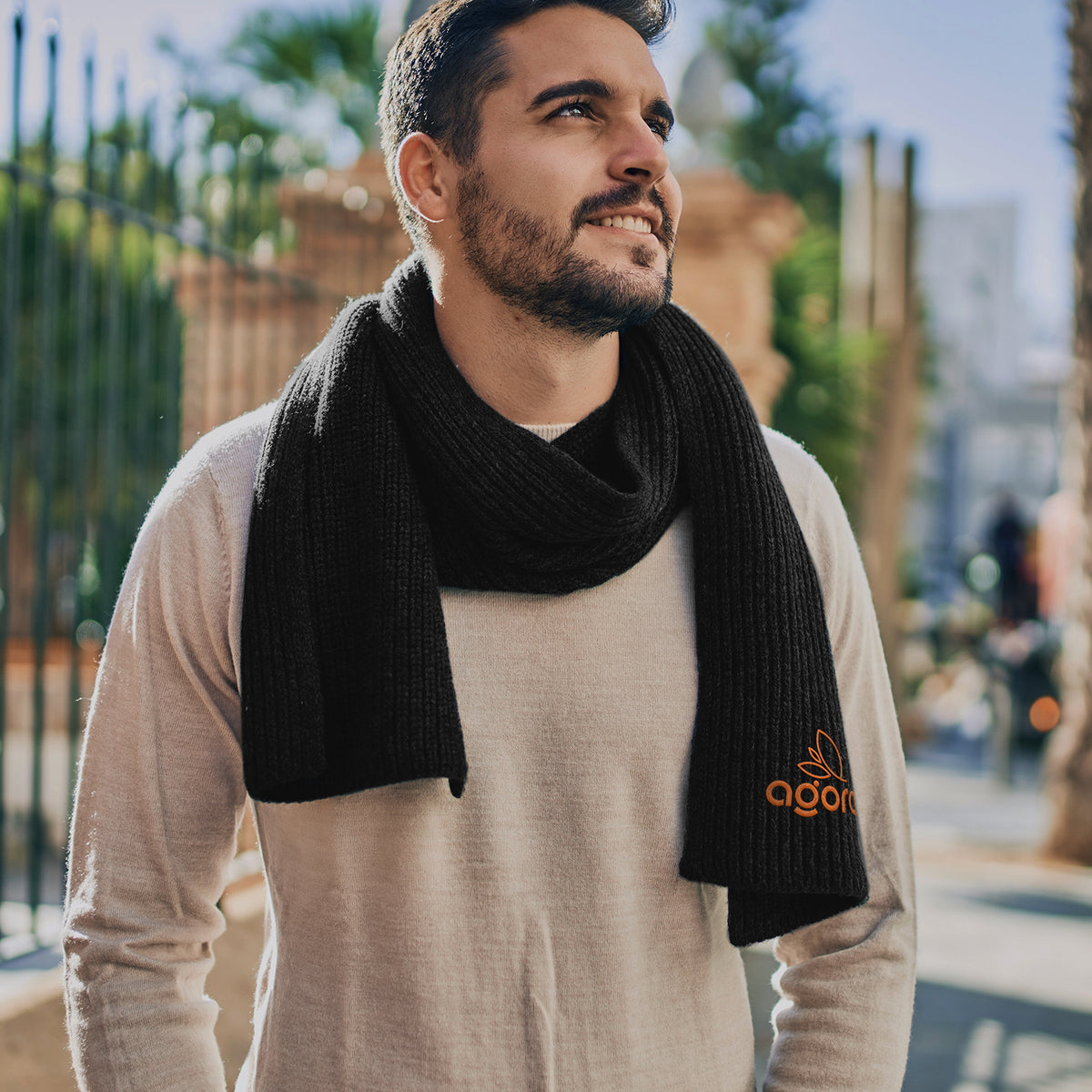 Avalanche Brushed Scarf - Feature