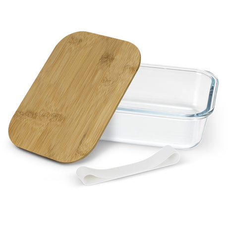 NATURA Iris Glass Lunch Box - Open