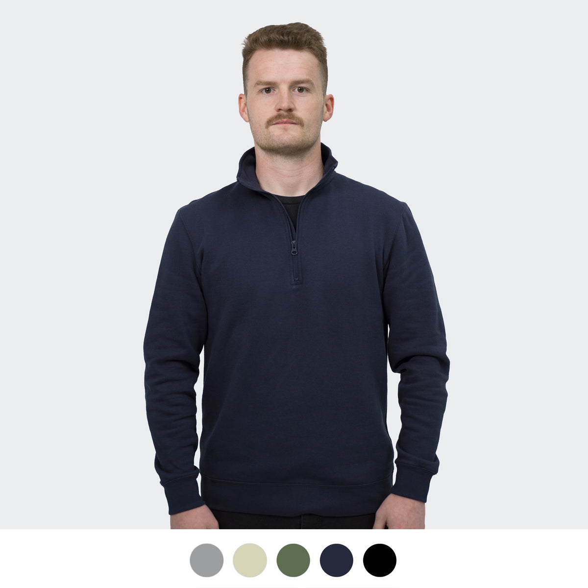 TRENDSWEAR Camden Unisex Quarter Zip - Main
