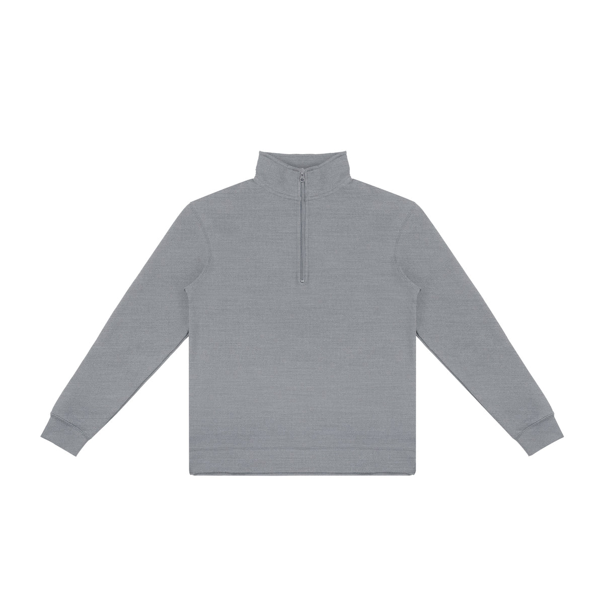 TRENDSWEAR Camden Unisex Quarter Zip - Heather Grey