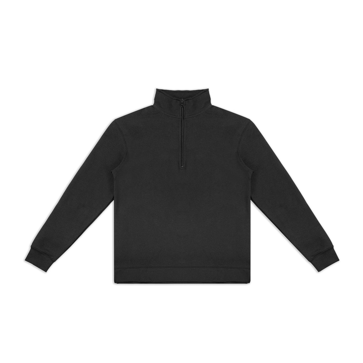TRENDSWEAR Camden Unisex Quarter Zip - Black