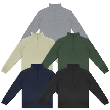 TRENDSWEAR Camden Unisex Quarter Zip - Colour Range