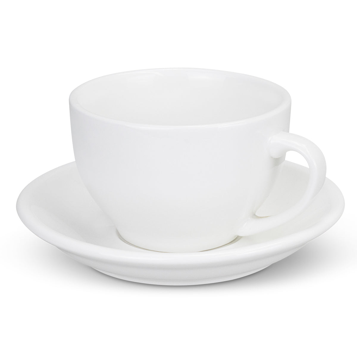 Chai Cup and Saucer - White