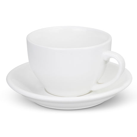 Chai Cup and Saucer - White