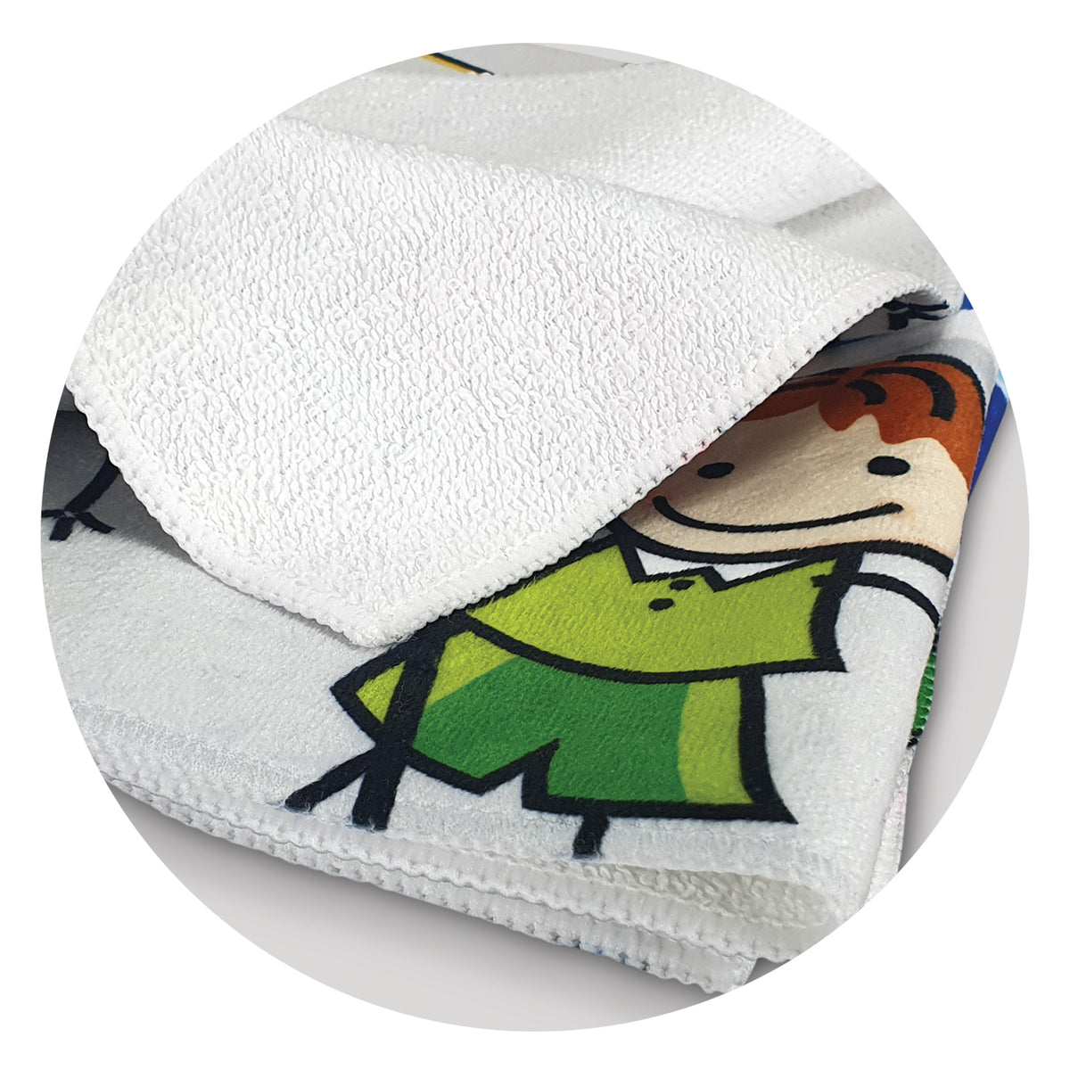 Amba Tea Towel - Full Colour - Detail