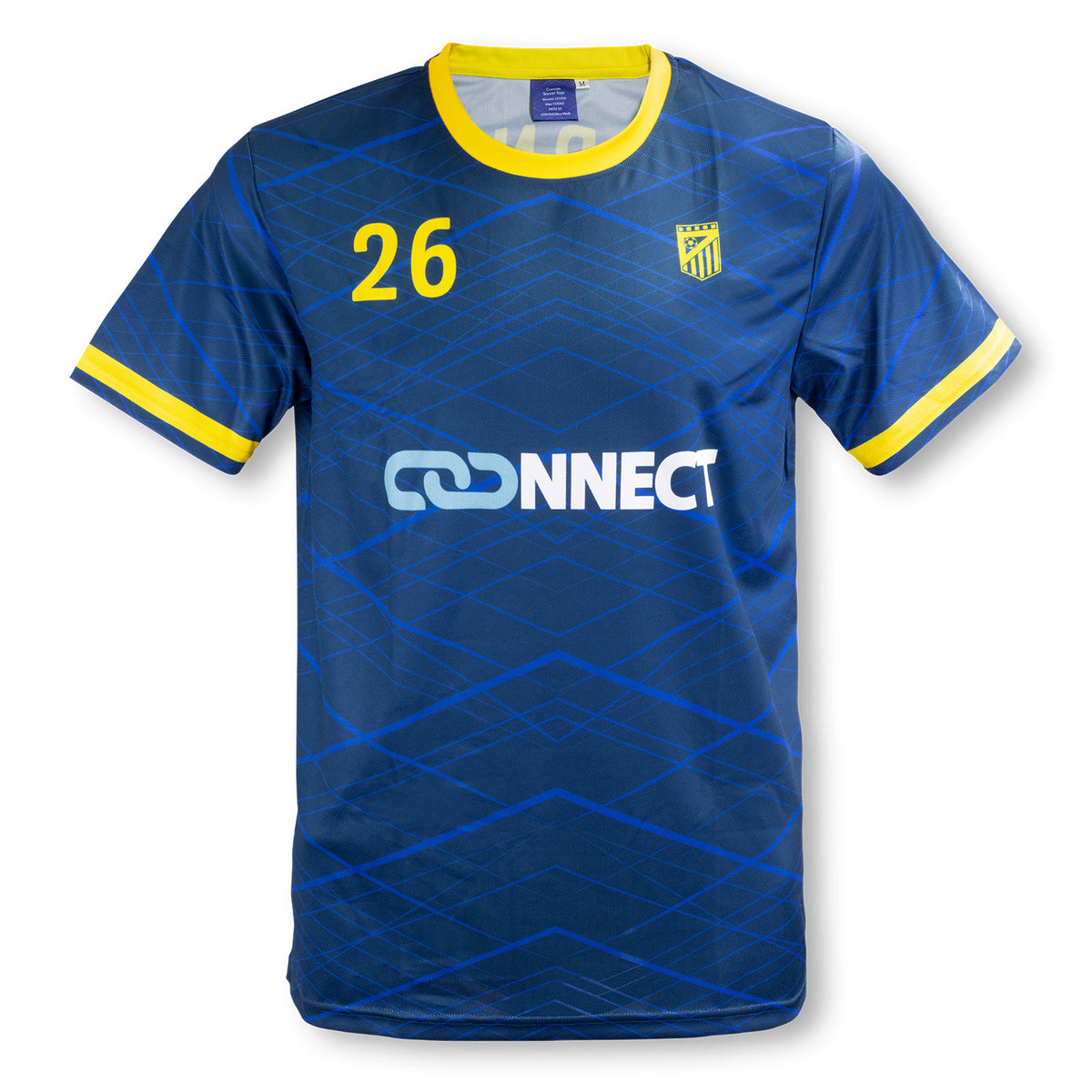 Custom Mens Soccer Top - Front