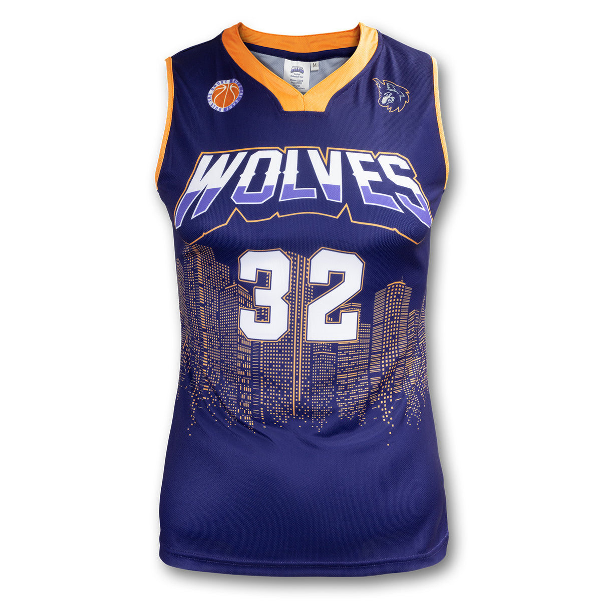 Custom Womens Basketball Top - Front