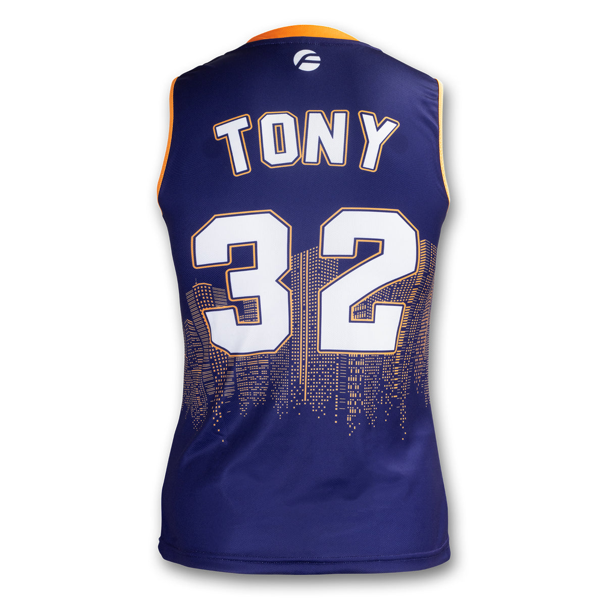 Custom Womens Basketball Top - Back