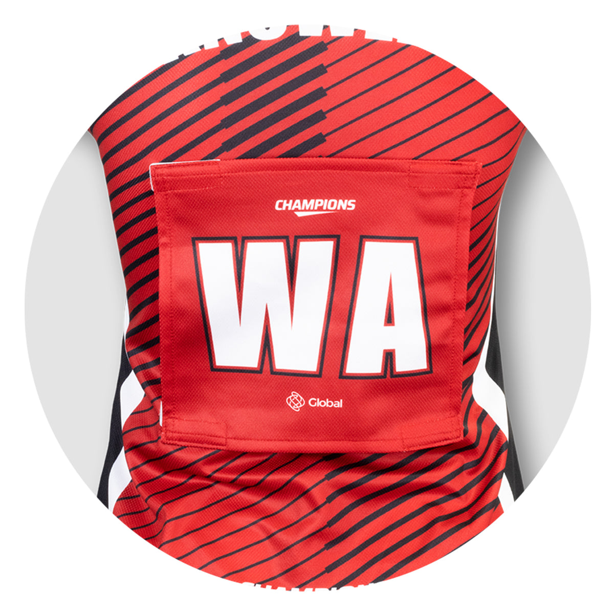 Custom Womens Netball Bib - Back