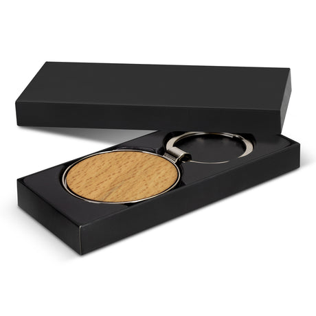 Santo Key Ring - Round - Silver - Gift Box