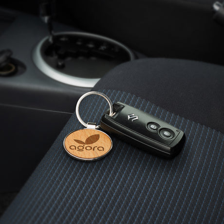 Santo Key Ring - Round - Feature