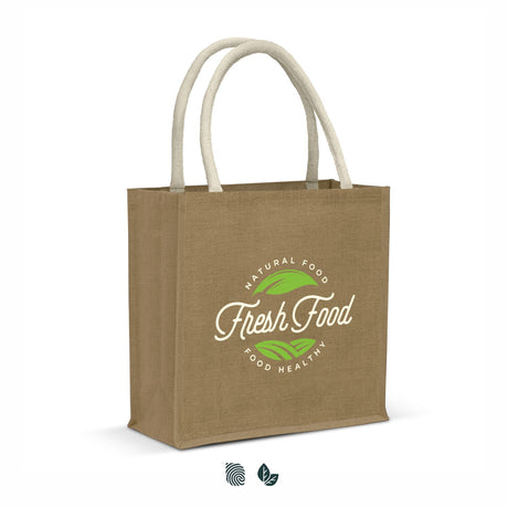 Monza Starch Jute Tote Bag - Impact Aware